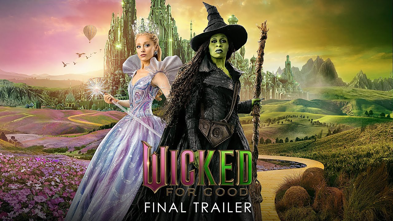 Wicked: For Good trailer — opens on YouTube